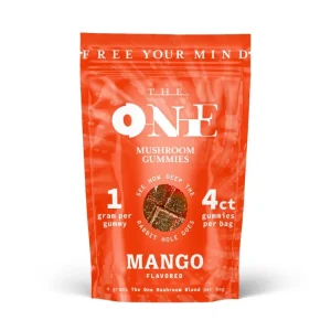 THE ONE: 4-Count 1g Macrodose | Mango Gummies | Mushroom Extract